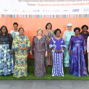 Ph. AGE des Premières dames à Brazzaville Organisation des Premières dames d’Afrique pour le développement (OPDAD) : Mmes Monica Geingos et Denise Tshisekedi, nouvelles présidente et vice-présidente