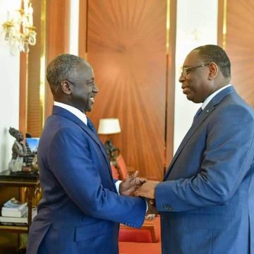ph. Bictogo et Macky Sall Coopération parlementaire Côte d’Ivoire –Sénégal : Adama Bictogo rencontre Macky Sall et s’adresse aux députés sénégalais