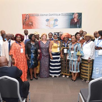 ph. Dominique Ouattara et les Ivoiriens du Congo 1 Dominique Ouattara aux Ivoiriens vivant à Brazzaville : « Le pays se porte bien »