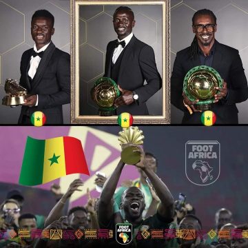 ph. Le Sénégal triomphe Football Football / Trophées de la CAF 2022 : Le Sénégal de Sadio Mané et Aliou Cissé rafle presque tout