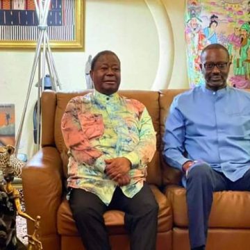 ph. Bédié et Tidjane Thiam Côte d’Ivoire / Rentré au pays après 23 ans d’exil : Les premiers faux pas de Tidjane Thiam