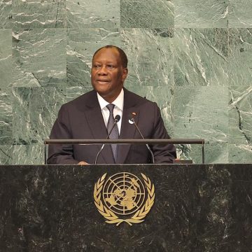 ph. alassane outtara à l'onu 21 sept 2022 Devant l’Assemblée générale des Nations Unies (ONU) : Alassane Ouattara donne de sages conseils à la transition malienne