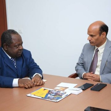 ph. rencontre médias et l'inde 1 Renforcement des capacités des journalistes professionnels – Yao Noël plaide pour un programme d’échanges avec l’Inde