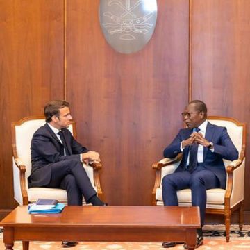 ph. taon et macron 1 Relations diplomatiques et politiques – La France, modèle démocratique pour le Bénin ?