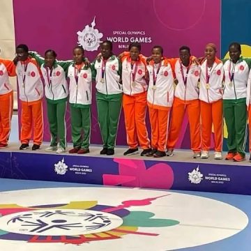 ph. hand ball équipe ivoirienne 1 Spécial olympics Berlin 2023 – Les handballeuses ivoiriennes en or