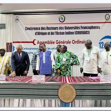 Burkina Faso / Assemblée générale de la CRUFAOCI  – Les présidents des universités francophones réfléchissent à l’auto-emploi des jeunes diplômés