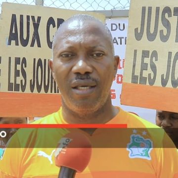 ph. olivier yro président ojpci Crimes commis contre les journalistes – L’OJPCI célèbre le « non » à la Cité policière d’Abidjan-Plateau