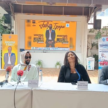 ph. conférence de peresse fally ipupa Fally Ipupa en exclusivité à Abidjan – 15 000 jeunes attendus pour faire le show avec « l’Aigle royal »