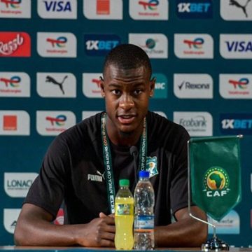 ph.evan ndicka défenseur élélphants Avant le match contre la Guinée Equatoriale – Evan NDicka, défenseur des Eléphants : « Je me sens bien physiquement et moralement »