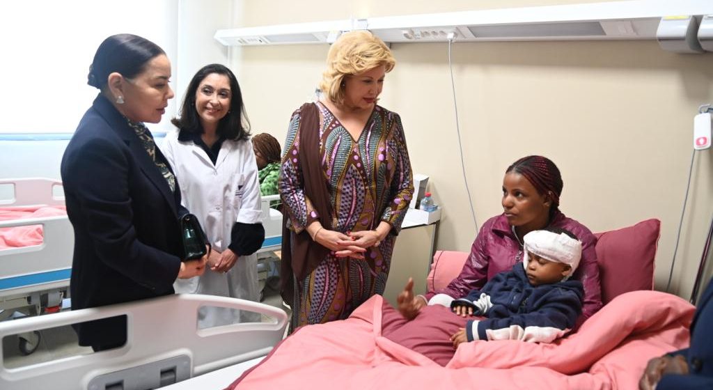 ph. dominique ouattara et princesse maroc Surdité infantile – La Première Dame Dominique Ouattara et la Princesse Lalla Asmaa du Maroc mobilisées