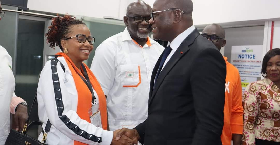 Jeux Africains Accra 2024 – Metch Adjé Silas apporte le soutien du gouvernement aux Éléphants