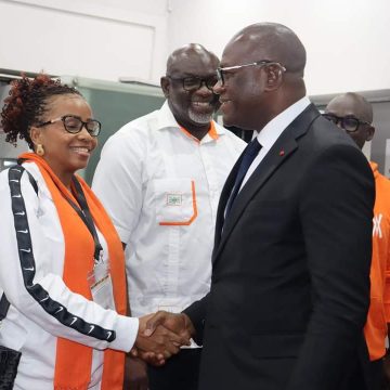 ph. jeux africains ministre ivoirien Jeux Africains Accra 2024 – Metch Adjé Silas apporte le soutien du gouvernement aux Éléphants