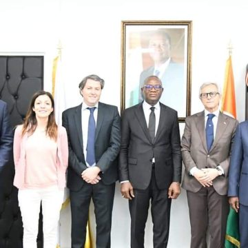 ph.rencontre ministre détection jeunes sport Football / Détection et formation de jeunes talents – Une structure italienne propose son expertise au ministre Metch Adjé Silas