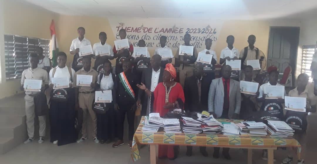 Soubré – Les meilleurs élèves du collège moderne récompensés
