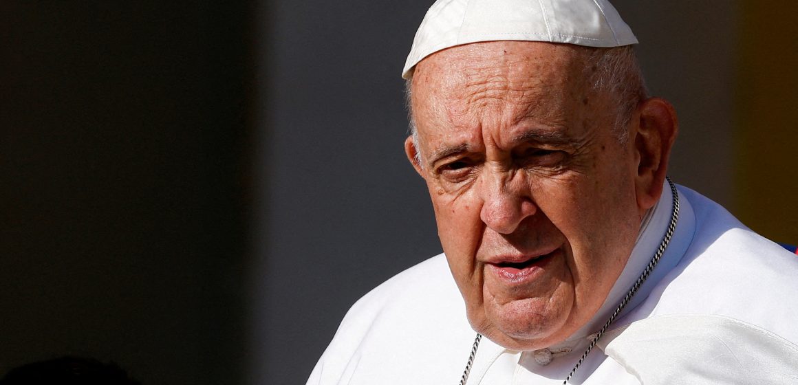 Photo d'archives: Le pape François tient une audience hebdomadaire au Vatican Tentative d’assassinat contre Donald Trump – Le Vatican condamne la violence politique aux Etats-Unis et lance un appel