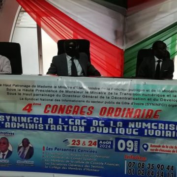 4e congrès du SYNINFCI – L&rsquo;élection du secrétaire général se déroule ce samedi