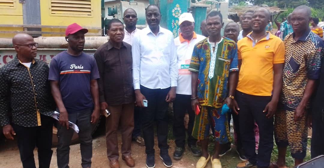 Guiguia (Gagnoa) / Construction d’un château d’eau – Un pas de géant vers l’accès à l’eau potable