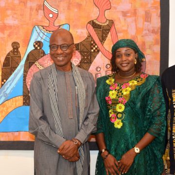 ph.exposition Exposition à la Rotonde des arts contemporains – Des œuvres de bogopaint séduisent le public d’Abidjan