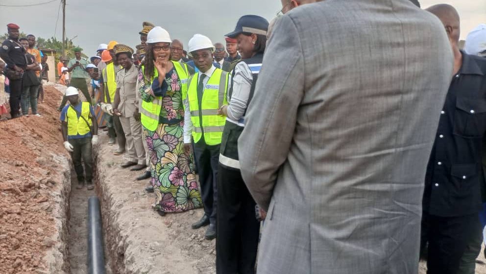 Côte d&rsquo;Ivoire / Bouaké Fofana aux populations de Galebré : « Dans six mois, l&rsquo;eau va couler dans vos robinets »
