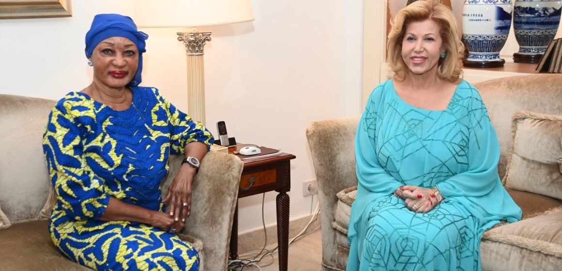 Vœux de nouvel an – Visite de courtoisie et d’échanges d’Henriette Konan Bédié à Dominique Ouattara
