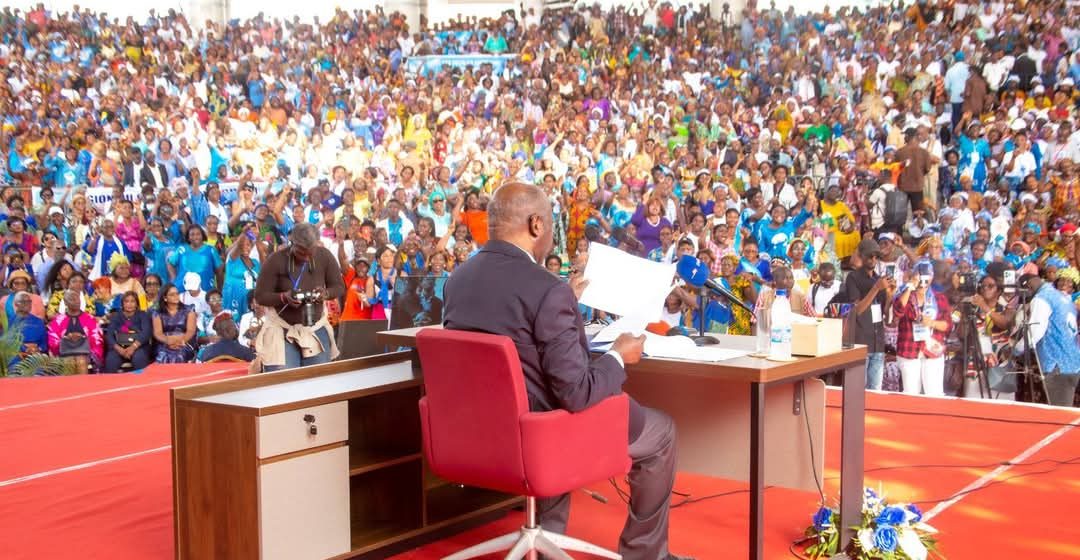 ph.gbagbo et femmes ppa-ci 2 Election présidentielle de 2025 – Laurent Gbagbo prend des engagements devant les militantes de son parti