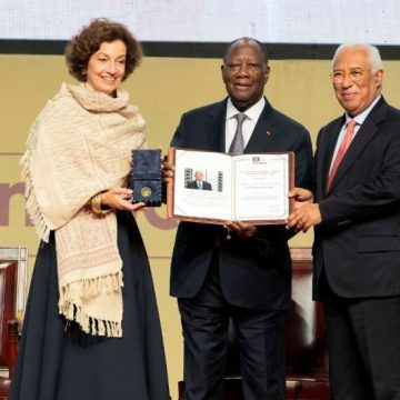 ph.prix houphouet-boigny de paix 1 Prix Félix Houphouët-Boigny pour la Recherche de la Paix – António Costa primé, le président Ouattara s’adresse aux Ivoiriens