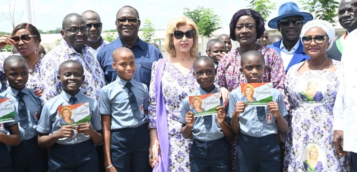 ph.lycée dominique ouattara nord 3 Sinématiali – La Première Dame inaugure le Lycée d’Excellence Dominique Ouattara et célèbre les mères