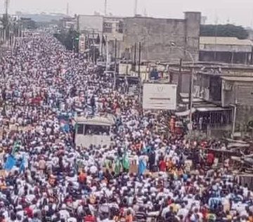 ph.marche opposition Côte d’Ivoire / Election présidentielle de 2025 – En l’absence de Gbagbo et Thiam, marche de l’opposition pour défendre ses principaux candidats