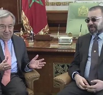ph. SG de l'ONU et Mohamed 6 Sahara occidental – Le Conseil de sécurité de l’ONU dit « oui » au plan marocain
