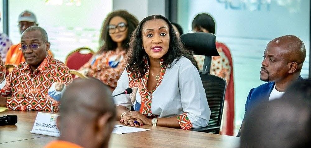 ph.Masséré Touré campagne Ouattara Election présidentielle 2025 – Masséré Touré-Koné expose les grands axes du projet de société d’Alassane Ouattara