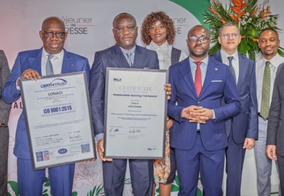 Bonne gouvernance – La LONACI décroche les certificats ISO 9001 et Jeu responsable niveau 3