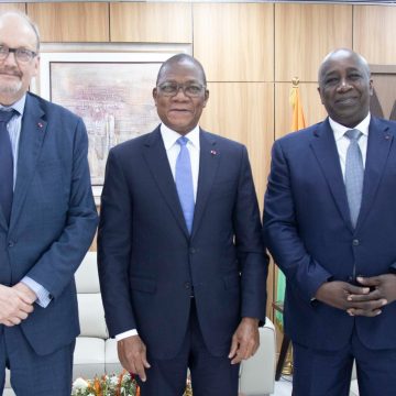 ph. Rencontre Koné et ICCO Cacao mondial – Echanges constructifs entre l’ICCO et le ministre Bruno Koné