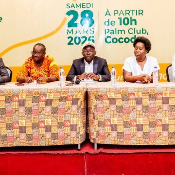 ph.conférence équie MLN UNJCI Médias / Crise à l’UNJCI – Félix Bony de la Team Marie Laure N’Goran répond à J.C Coulibaly et Bertin N’Guessan