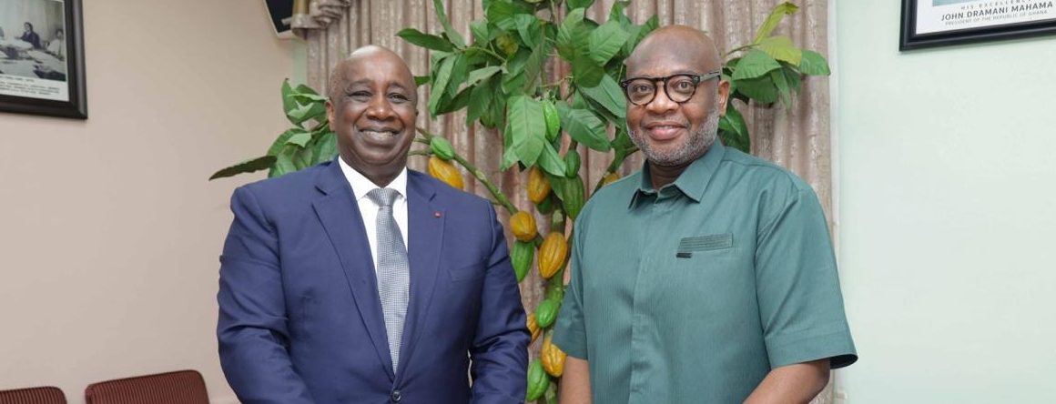 Cacao mondial  –  Rencontre fructueuse entre le porte-parole des pays producteurs de l’ICCO et le Ghana Cocoa Board