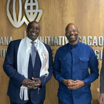Initiative cacaoyère Cote d’Ivoire-Ghana (ICCG)  –  Visite de travail du porte-parole des pays producteurs de l’ICCO chez le Secrétaire exécutif de la structure