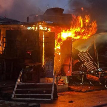 Ph. incendie marché Aboisso 1 Aboisso – La grand marché incendié, plusieurs dégâts matériels : ce qui s’est passé