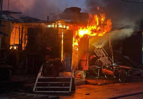 Aboisso  –  La grand marché incendié, plusieurs dégâts matériels :  ce qui s’est passé