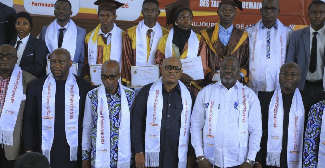 ph. Man niversité récompenses Université de Man – Vitrine de la politique d’excellence universitaire d’Alassane Ouattara, avec le soutien de Téné Birahima Ouattara