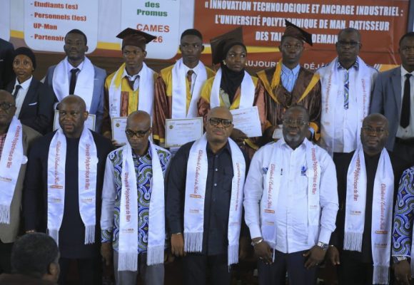 ph. Man niversité récompenses Université de Man – Vitrine de la politique d’excellence universitaire d’Alassane Ouattara, avec le soutien de Téné Birahima Ouattara