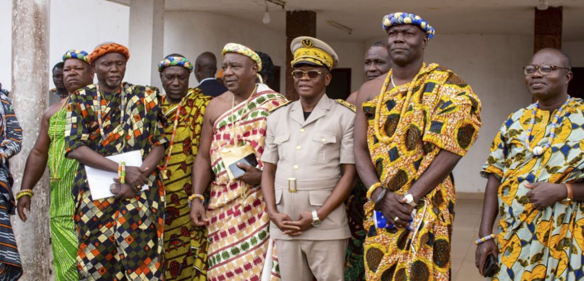 ph. Orpallage Sud-comoé Orpaillage illégal dans le Sud-Comoé – Le préfet de région Ibrahima Cissé en croisade à Tiapoum