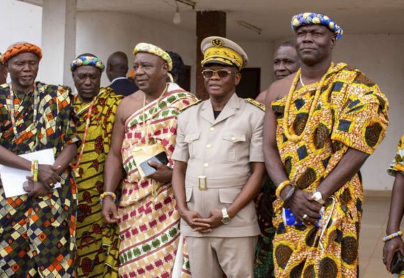 ph. Orpallage Sud-comoé Orpaillage illégal dans le Sud-Comoé – Le préfet de région Ibrahima Cissé en croisade à Tiapoum