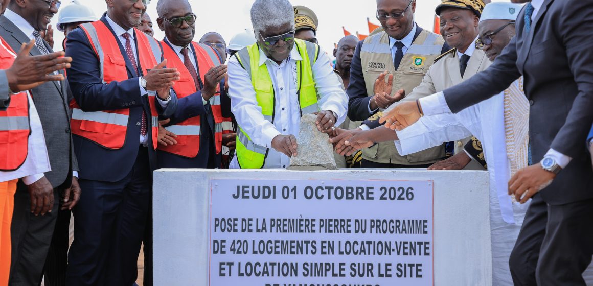 ph. Logements sociaux programme yamoussoukro Yamoussoukro – Beugré Mambé lance la construction de 420 logements sociaux et économiques