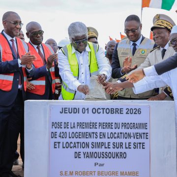 ph. Logements sociaux programme yamoussoukro Yamoussoukro – Beugré Mambé lance la construction de 420 logements sociaux et économiques