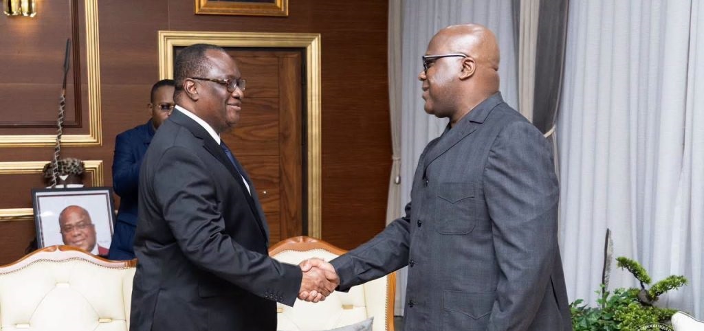 ph.Téné Birama Ouattara et Félix Tshisekedi Côte d’Ivoire – RDC – Ce que les émissaires du président Ouattara ont dit au président Tshisekedi